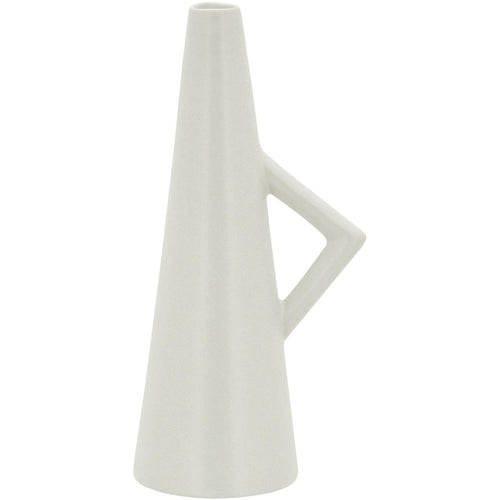 Vaso Shape Cerâmica 20x7x7cm Branco