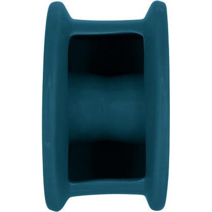 Vaso Cerâmica Azul Opala 18x14x7cm para Decoração de Flores