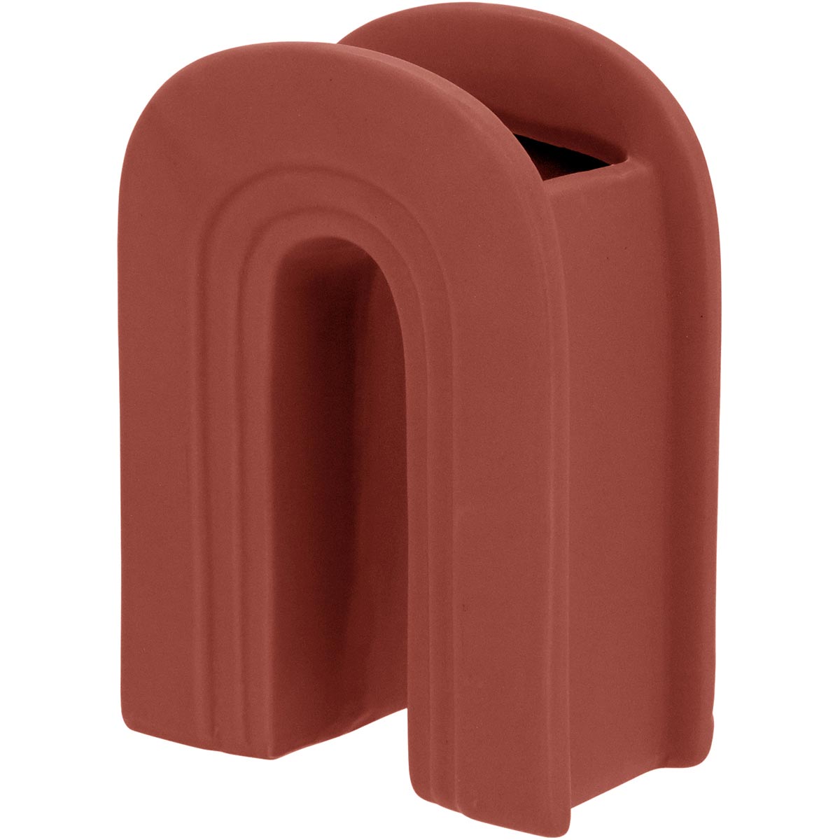 Vaso Decorativo Cerâmico Coral Opala 18x14x7cm para Arranjos Florais