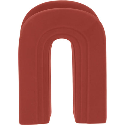 Vaso Decorativo Cerâmico Coral Opala 18x14x7cm para Arranjos Florais