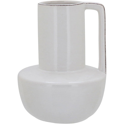 Vaso Shape Cerâmica 26x19x19cm Branco