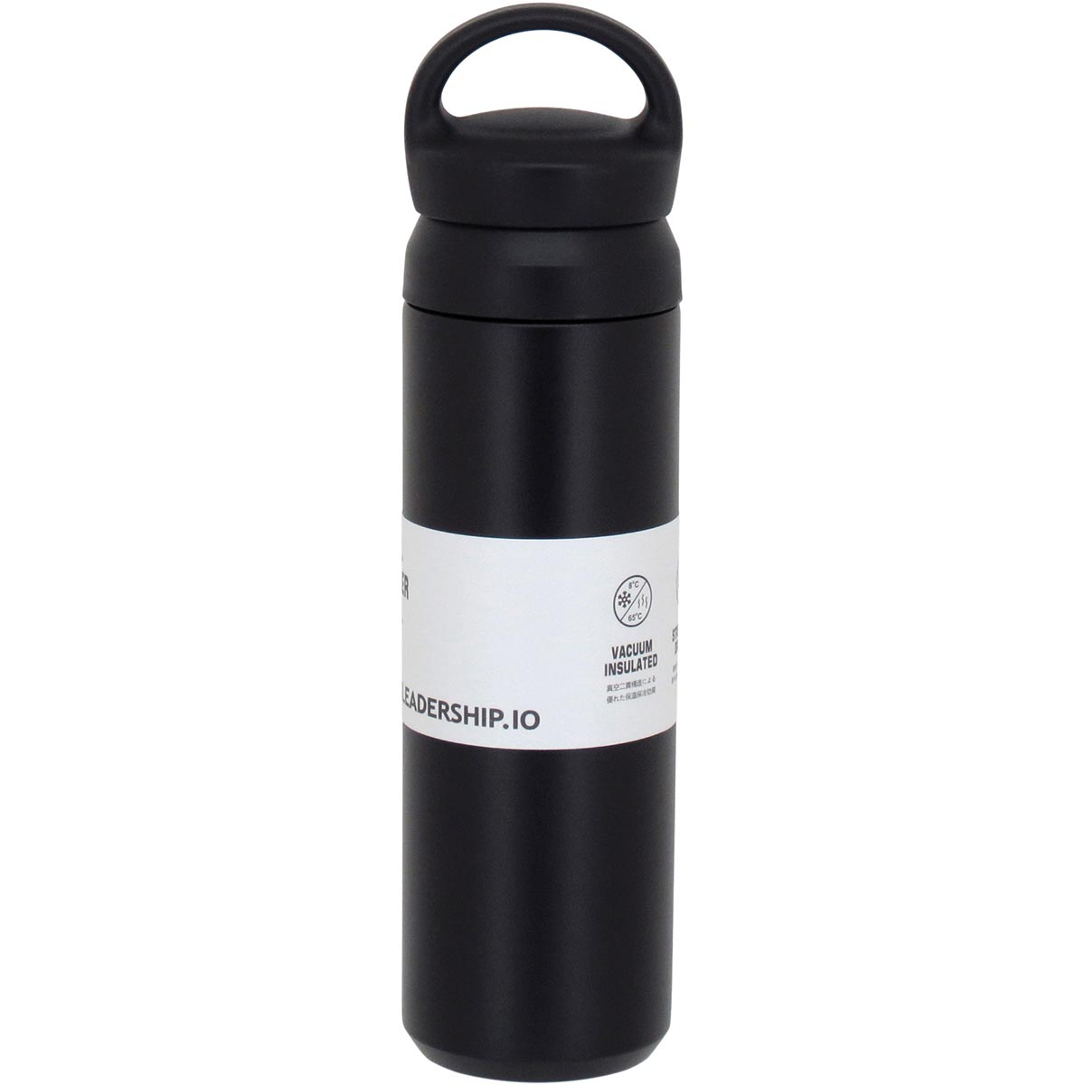 Garrafa Térmica Inox Kettlebell 480ml Preto 26x7x7cm Parede Dupla