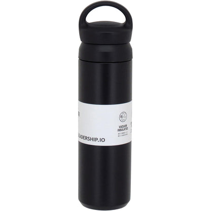 Garrafa Térmica Inox Kettlebell 480ml Preto 26x7x7cm Parede Dupla