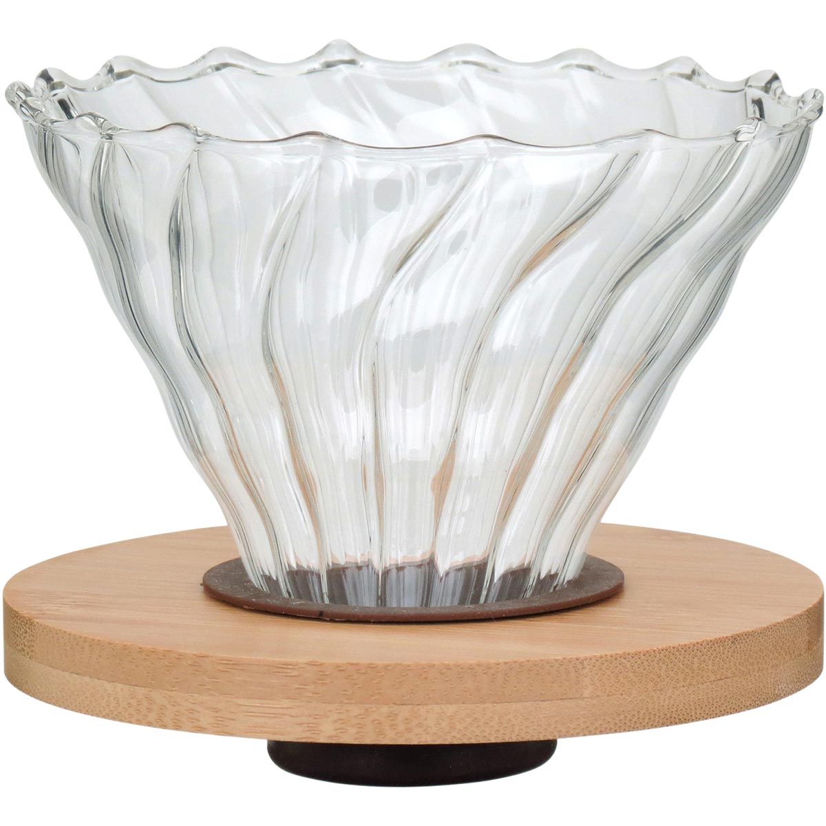 Suporte para Filtro de Café Kanne em Vidro Borossilicato Transparente 10x12cm