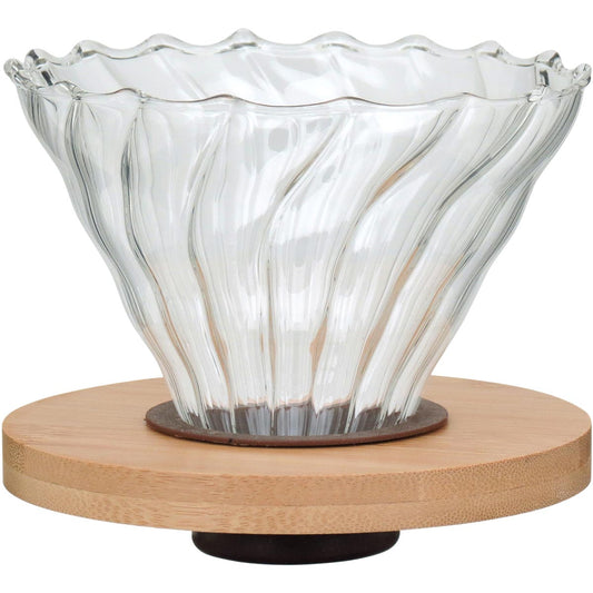 Suporte para Filtro de Café Kanne em Vidro Borossilicato Transparente 10x12cm