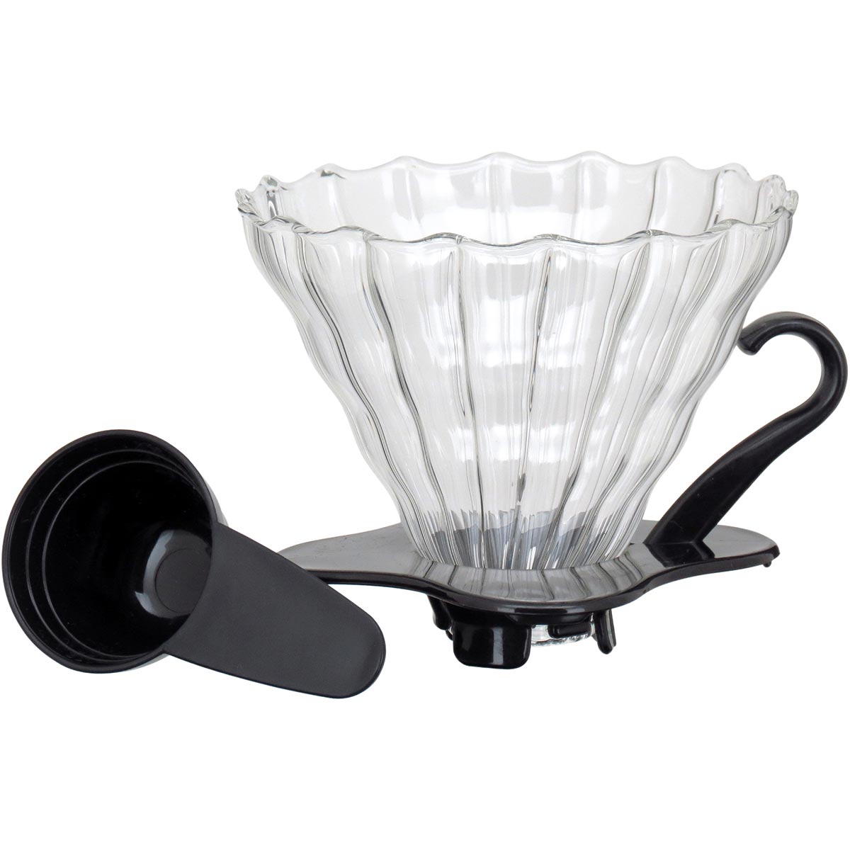 Suporte para Filtro de Café Kanne Vidro Borossilicato 10x12cm Transparente