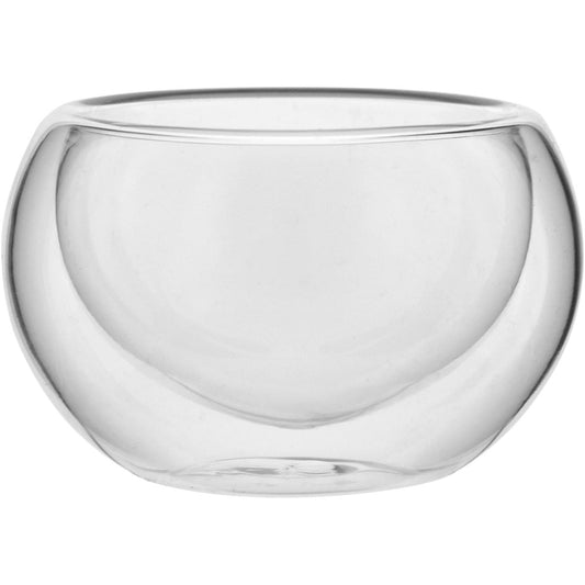 Xícara Café Clear Parede Dupla Borossilicato 60ml 4x7x7cm Transparente