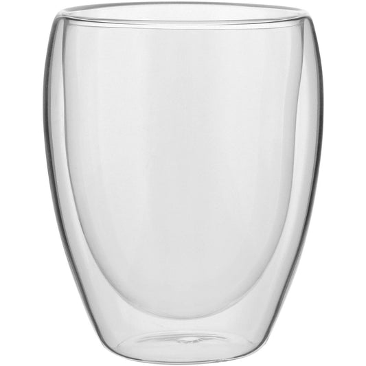 Caneca de Borossilicato Transparente 350ml Clear com Parede Dupla