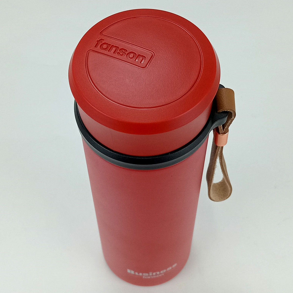 Garrafa Térmica Inox Vermelha 500ml Business Parede Dupla 21x6x6cm