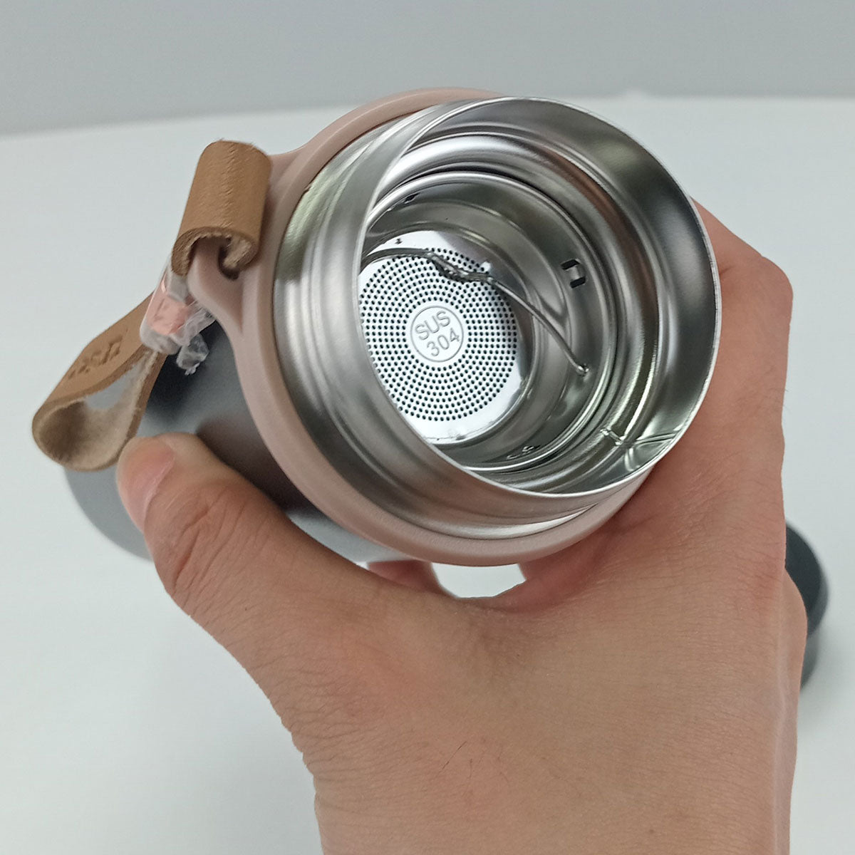 Garrafa Térmica Inox Preto 500ml Business Parede Dupla 21x6cm