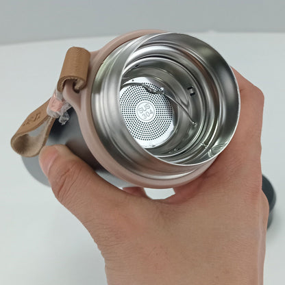 Garrafa Térmica Inox Preto 500ml Business Parede Dupla 21x6cm