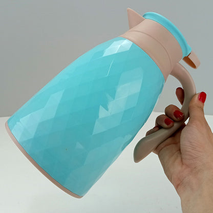 Garrafa Térmica Khenze Ampola Plástico Azul 1L 25x17x14cm