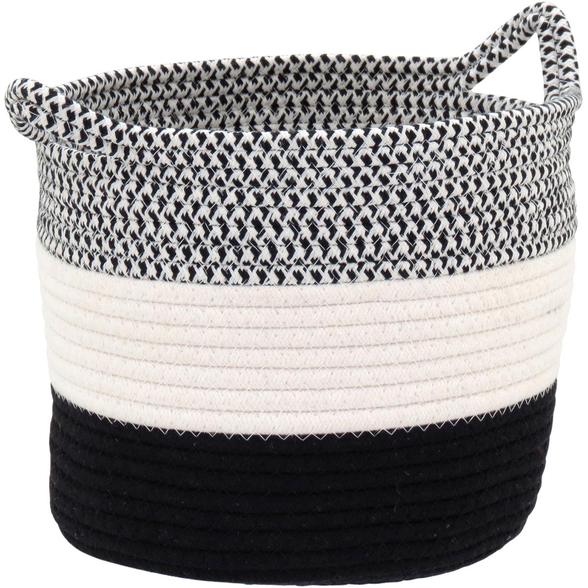 Conjunto de Cestas Decorativas Allegra Tecido Multicolorido 3 Peças