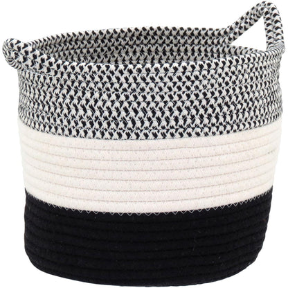 Conjunto de Cestas Decorativas Allegra Tecido Multicolorido 3 Peças