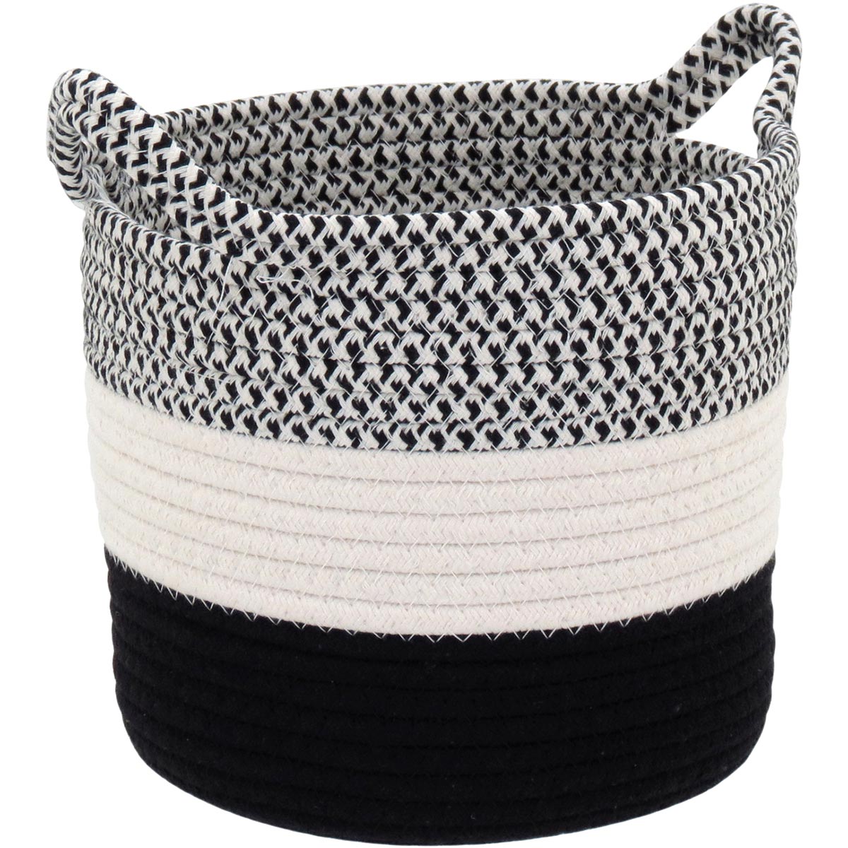 Conjunto de Cestas Decorativas Allegra Tecido Multicolorido 3 Peças