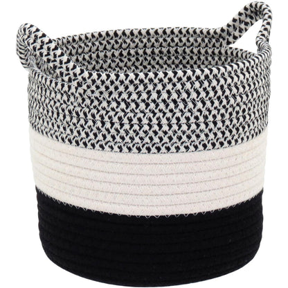 Conjunto de Cestas Decorativas Allegra Tecido Multicolorido 3 Peças