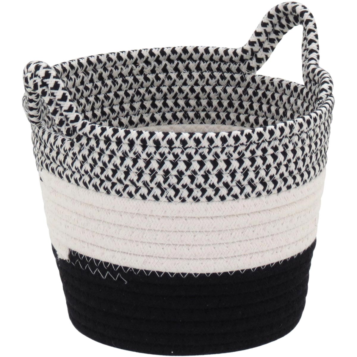 Conjunto de Cestas Decorativas Allegra Tecido Multicolorido 3 Peças