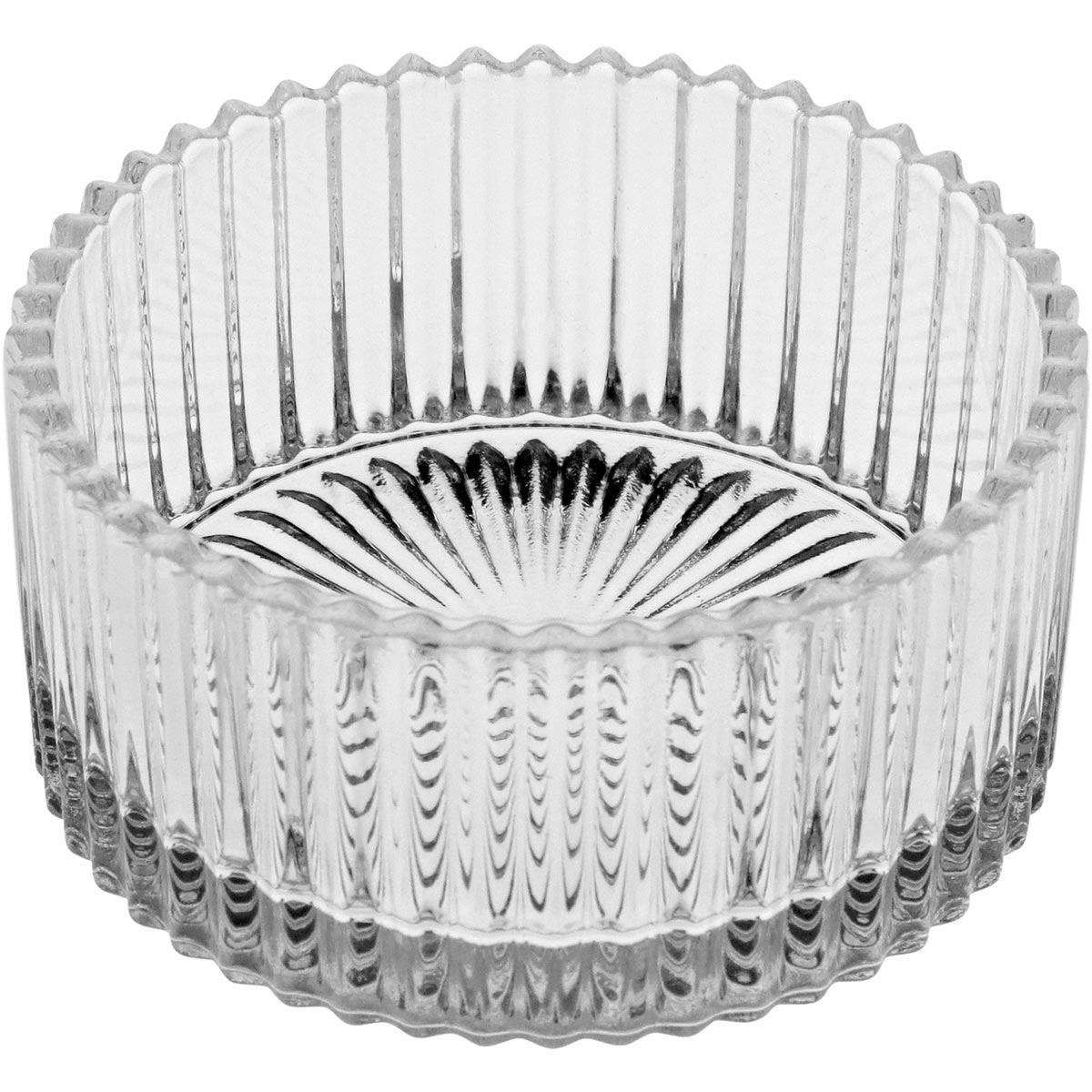 Potiche de Vidro Transparente 12x10cm Minie para Decoração