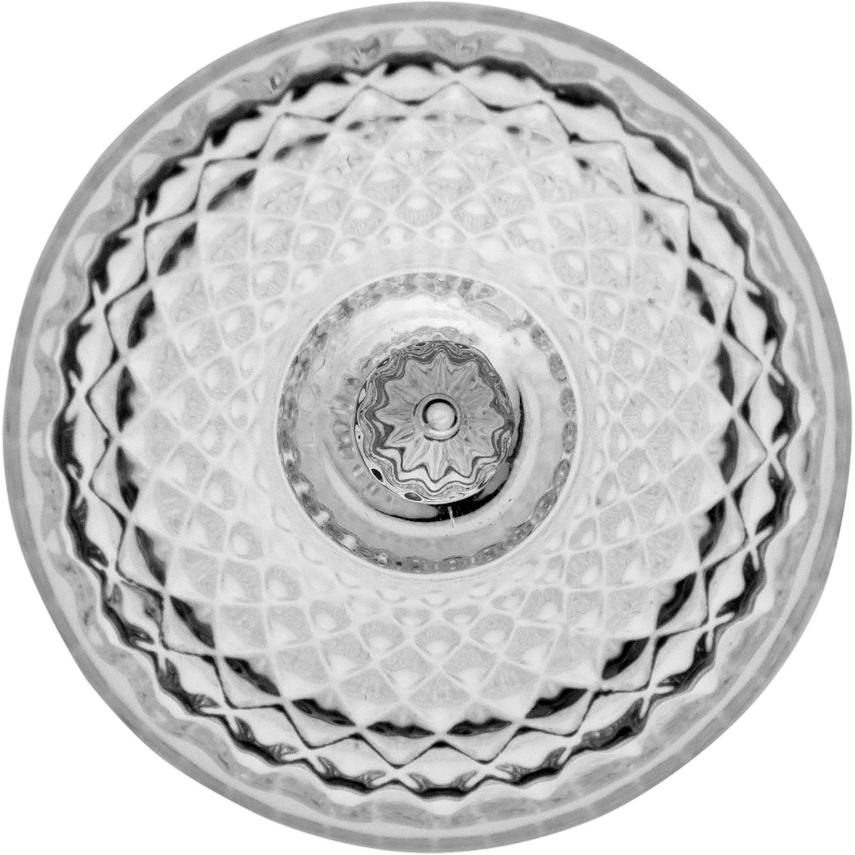 Potiche de Vidro Transparente 10x6cm para Doces e Decoração