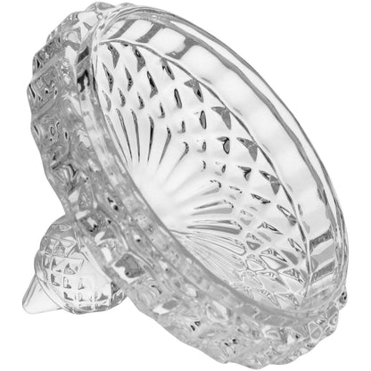 Potiche de Vidro Transparente 13x9cm Bomboniere para Guloseimas