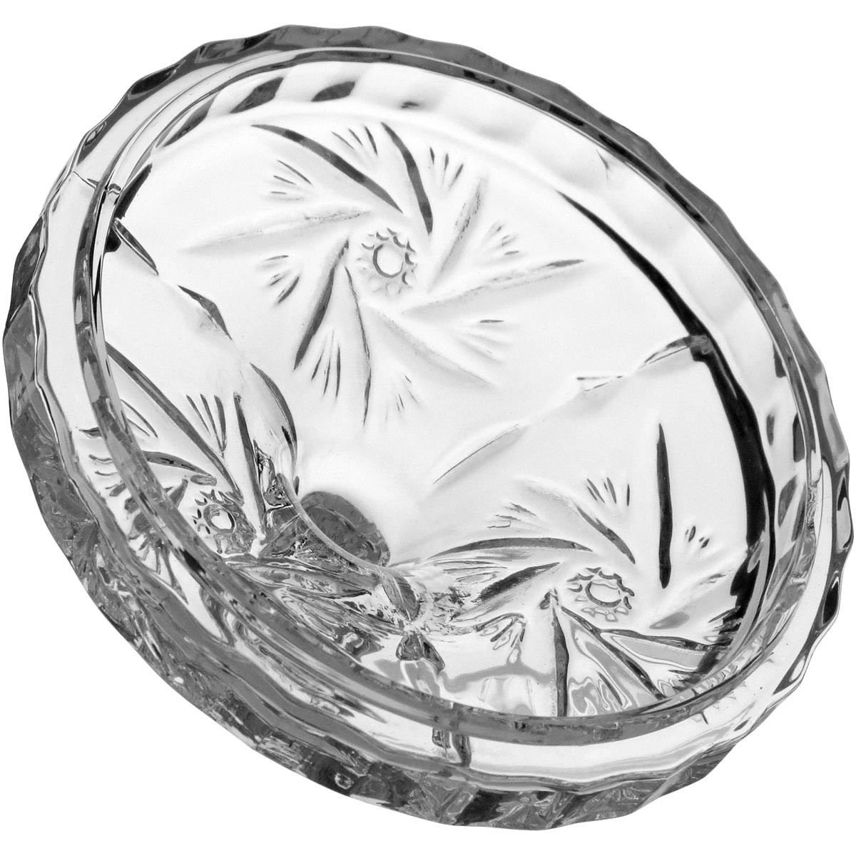 Potiche Bomboniere em Vidro Transparente 16x10cm - Armazenamento Elegante