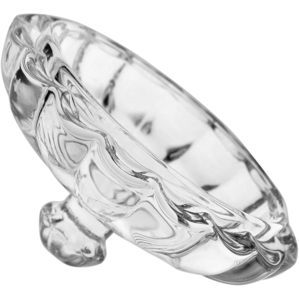 Potiche de Vidro Ballon Transparente 10x6cm para Doces e Decoração