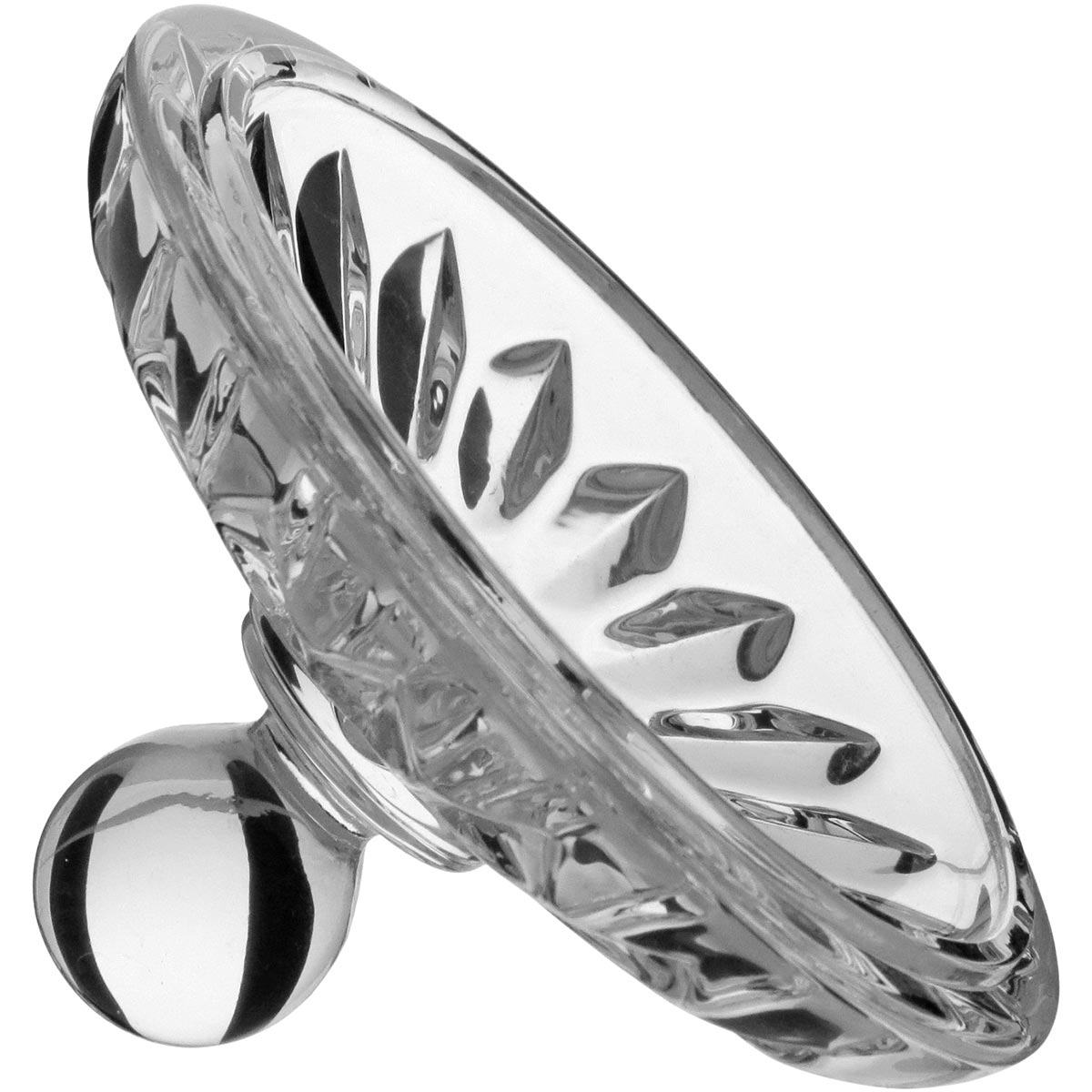 Potiche de Vidro Transparente Brice 11x11cm para Decoração e Armazenamento