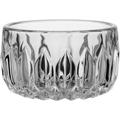 Potiche de Vidro Transparente Brice 10x8x8cm para Decoração e Armazenamento