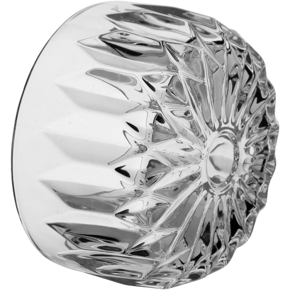 Potiche de Vidro Transparente Brice 10x8x8cm para Decoração e Armazenamento