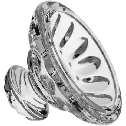 Potiche de Vidro Transparente Brice 10x8x8cm para Decoração e Armazenamento