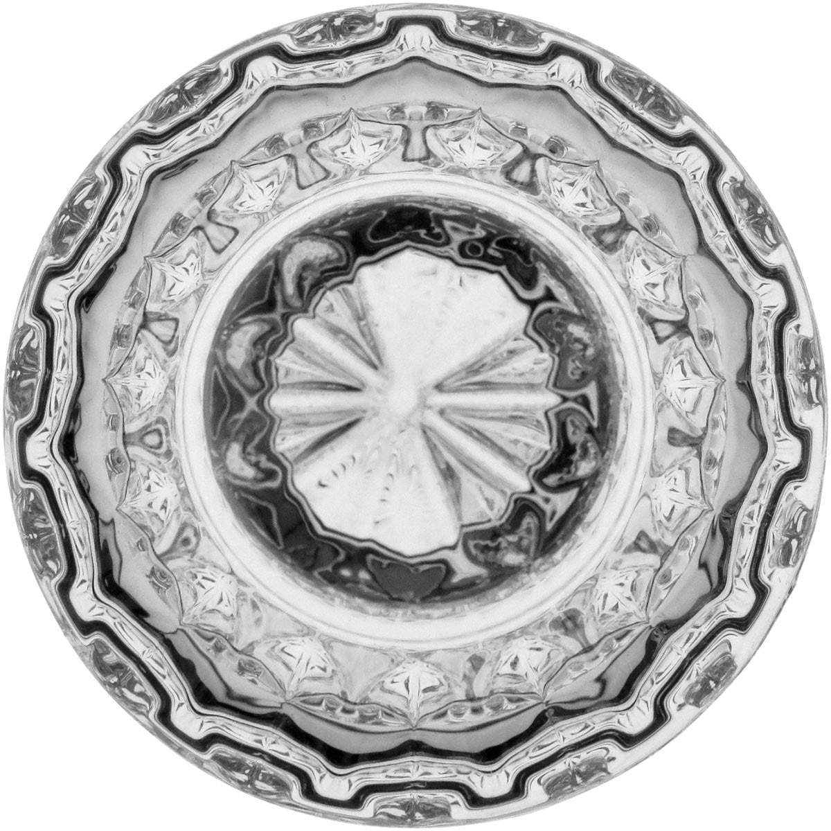 Potiche de Vidro Transparente Brice 10x8x8cm para Decoração e Armazenamento