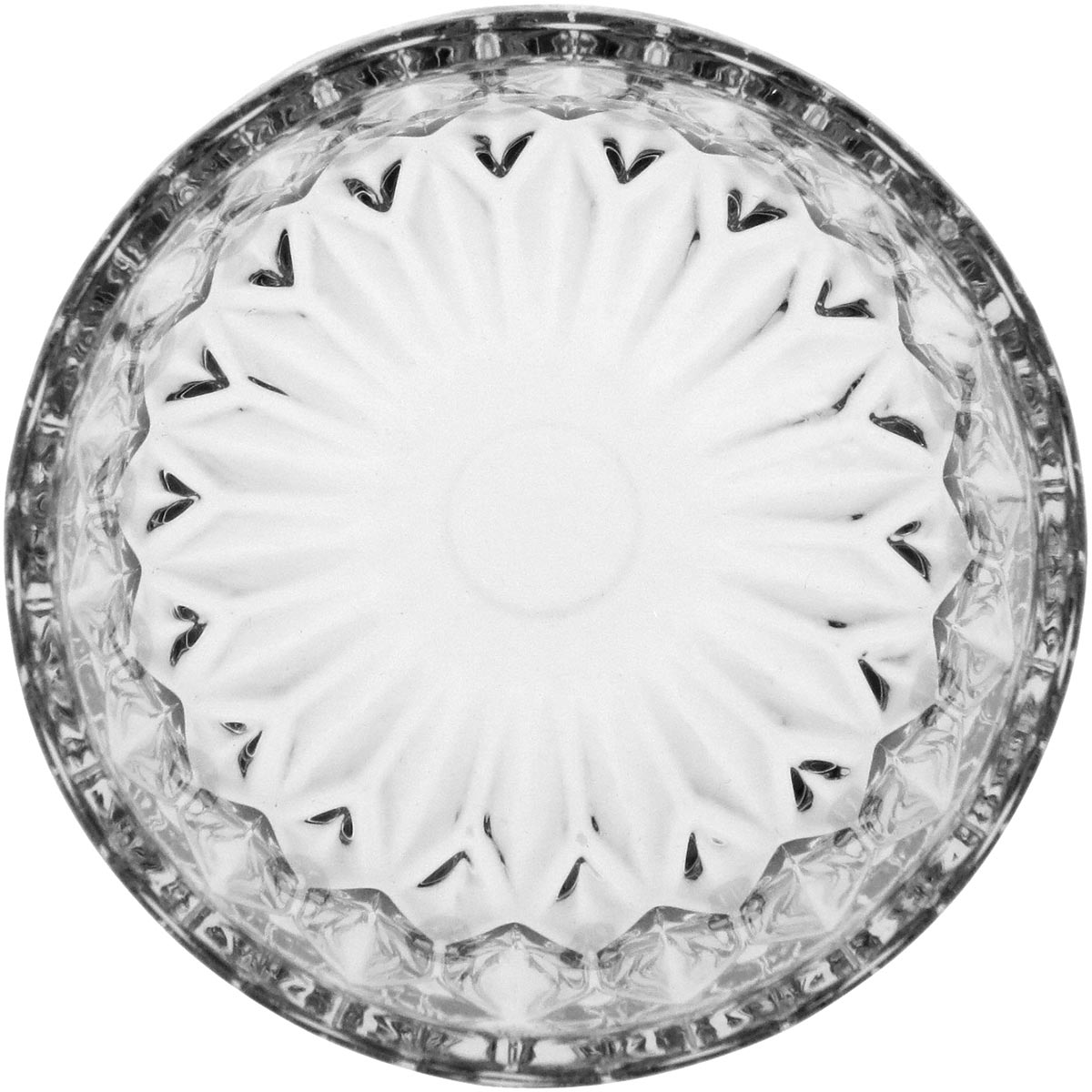 Potiche de Vidro Transparente Brice 10x8x8cm para Decoração e Armazenamento