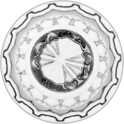 Potiche de Vidro Transparente Brice 10x8x8cm para Decoração e Armazenamento