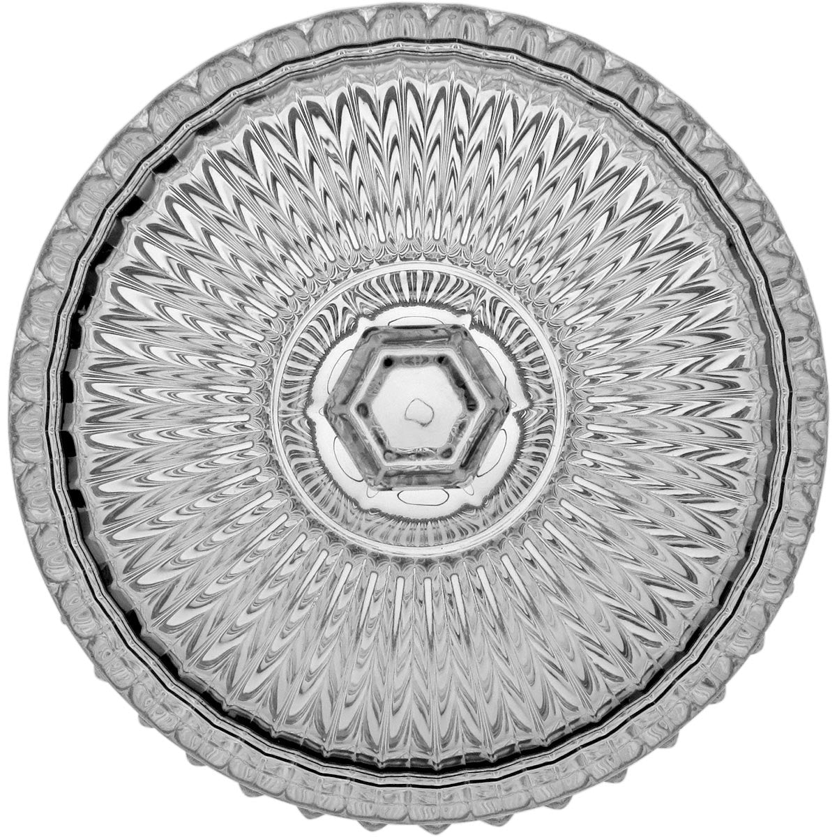 Potiche Violin em Vidro Transparente 20x17cm - Decoração Elegante