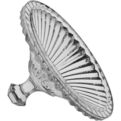 Potiche Violin em Vidro Transparente 20x17cm - Decoração Elegante