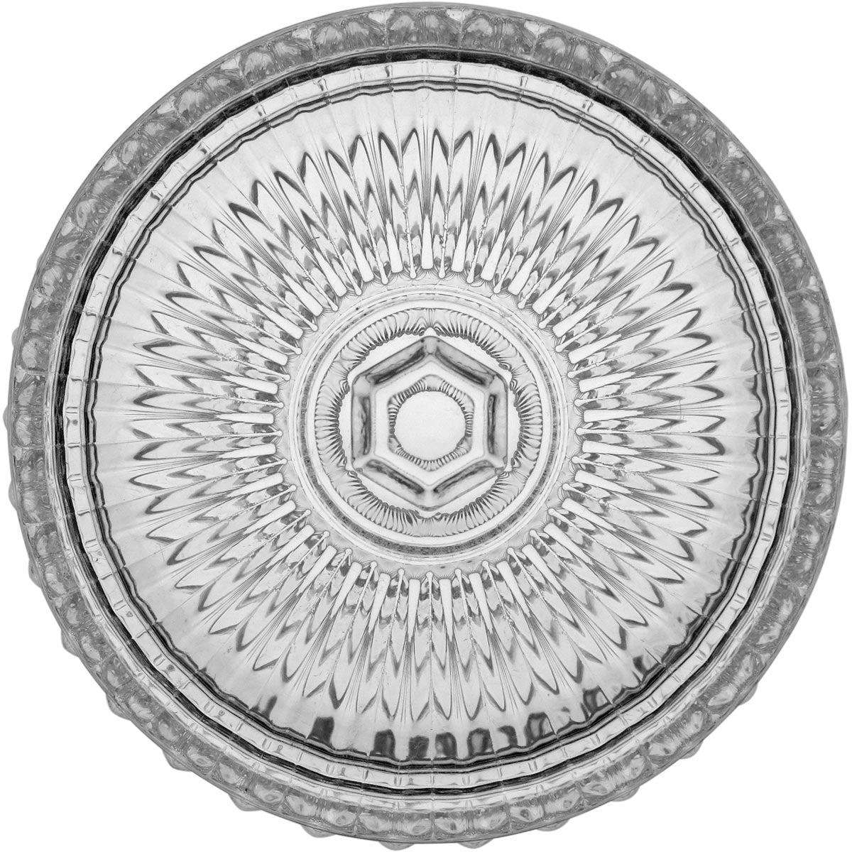 Potiche Violin de Vidro Transparente 13x12cm para Doces e Decoração