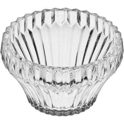 Potiche Violin de Vidro Transparente 13x12cm para Doces e Decoração