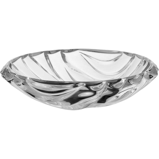 Centro de Mesa Cristal Eco Alisios Transparente 9x33x33cm Decorativo