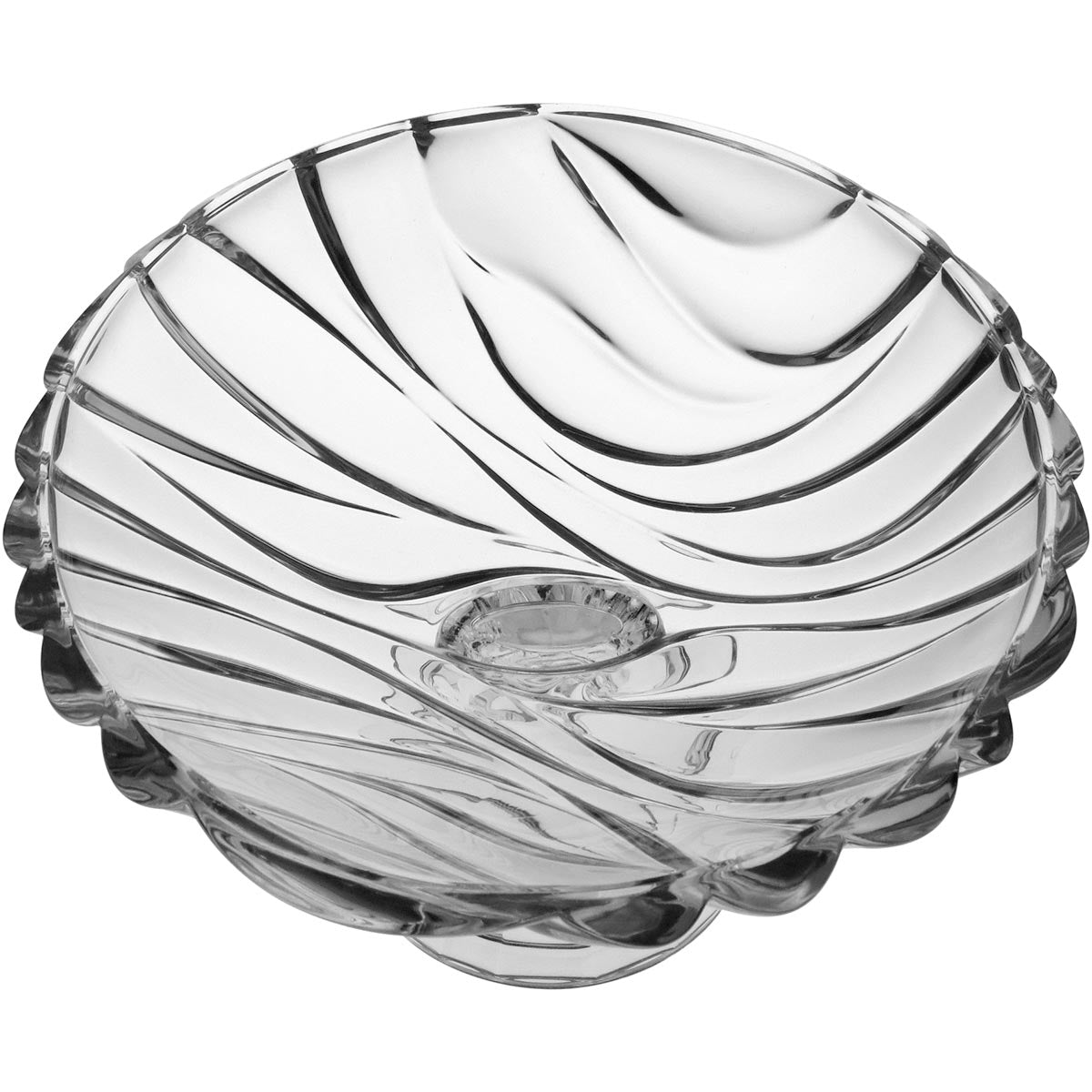 Centro de Mesa Alisios Cristal Transparente 19x33x33cm Decorativo