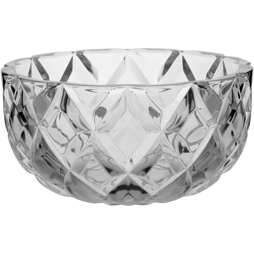 Centro de Mesa Transparente Cristal Eco Andres 13x25x25cm