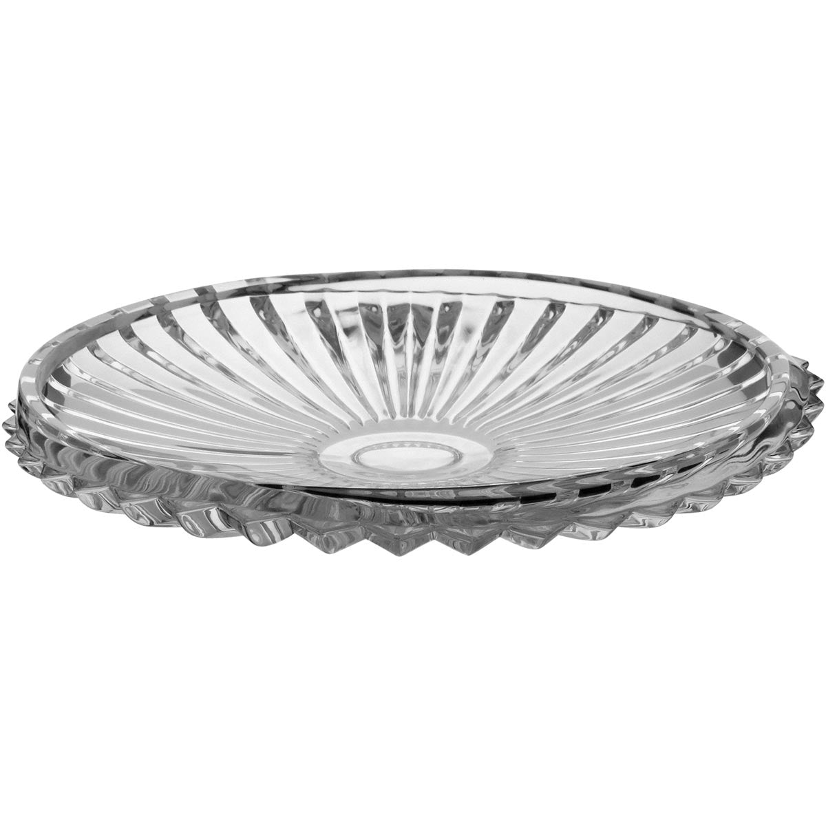 Centro de Mesa Transparente Cristal Eco Charm 5x33x33cm