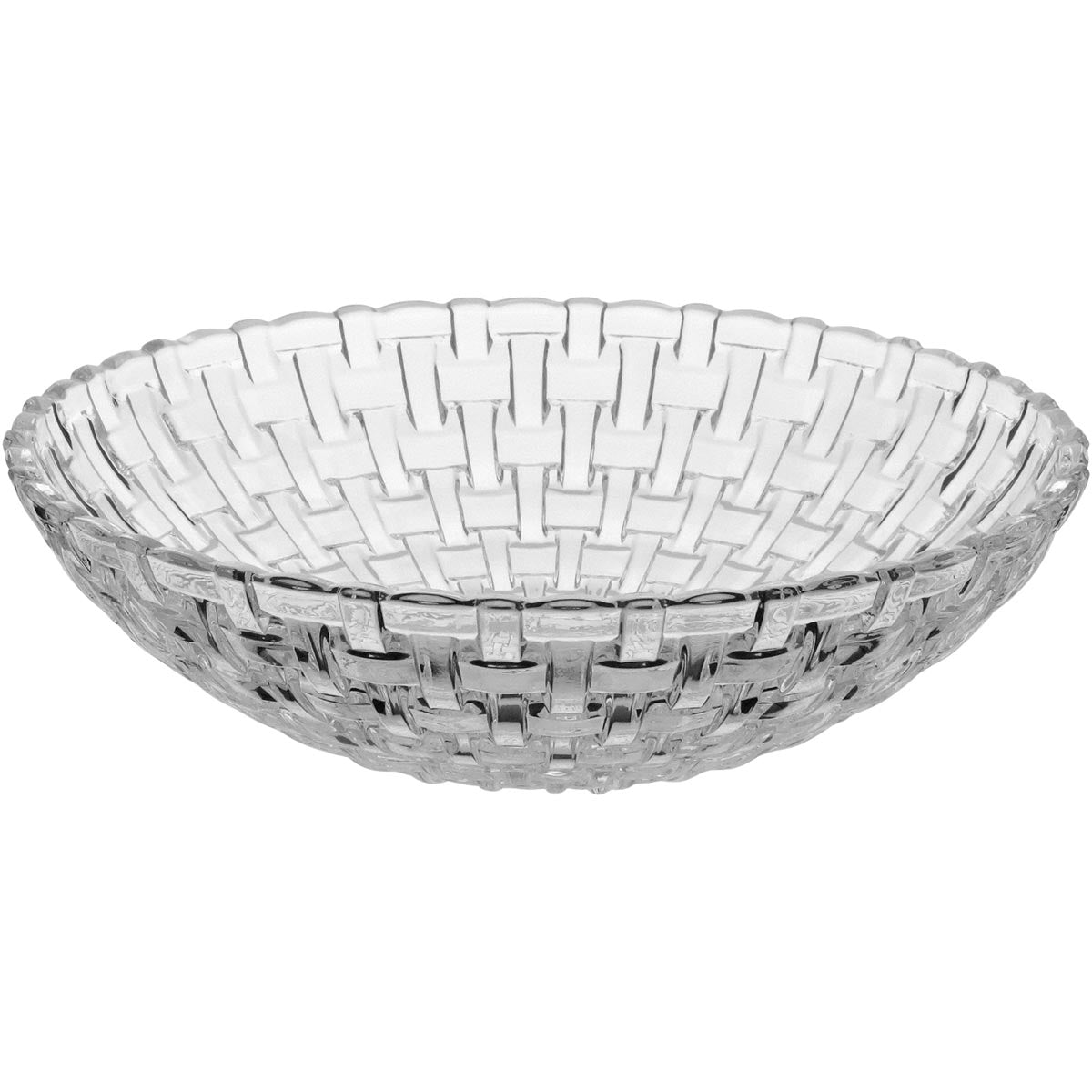 Centro de Mesa Bellave Cristal Eco Transparente 25x25x7cm