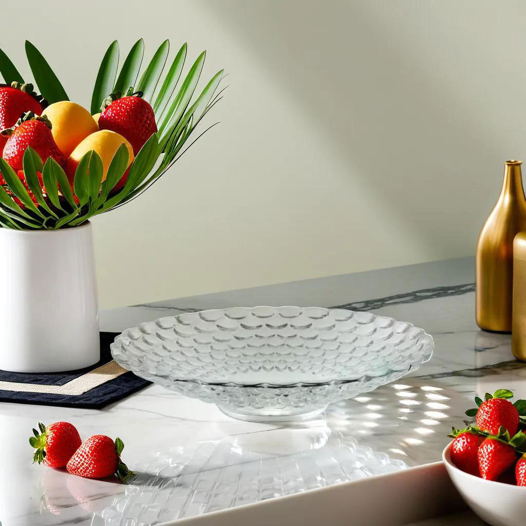 Centro de Mesa Cristal Montreal Eco 6x29x29cm Transparente