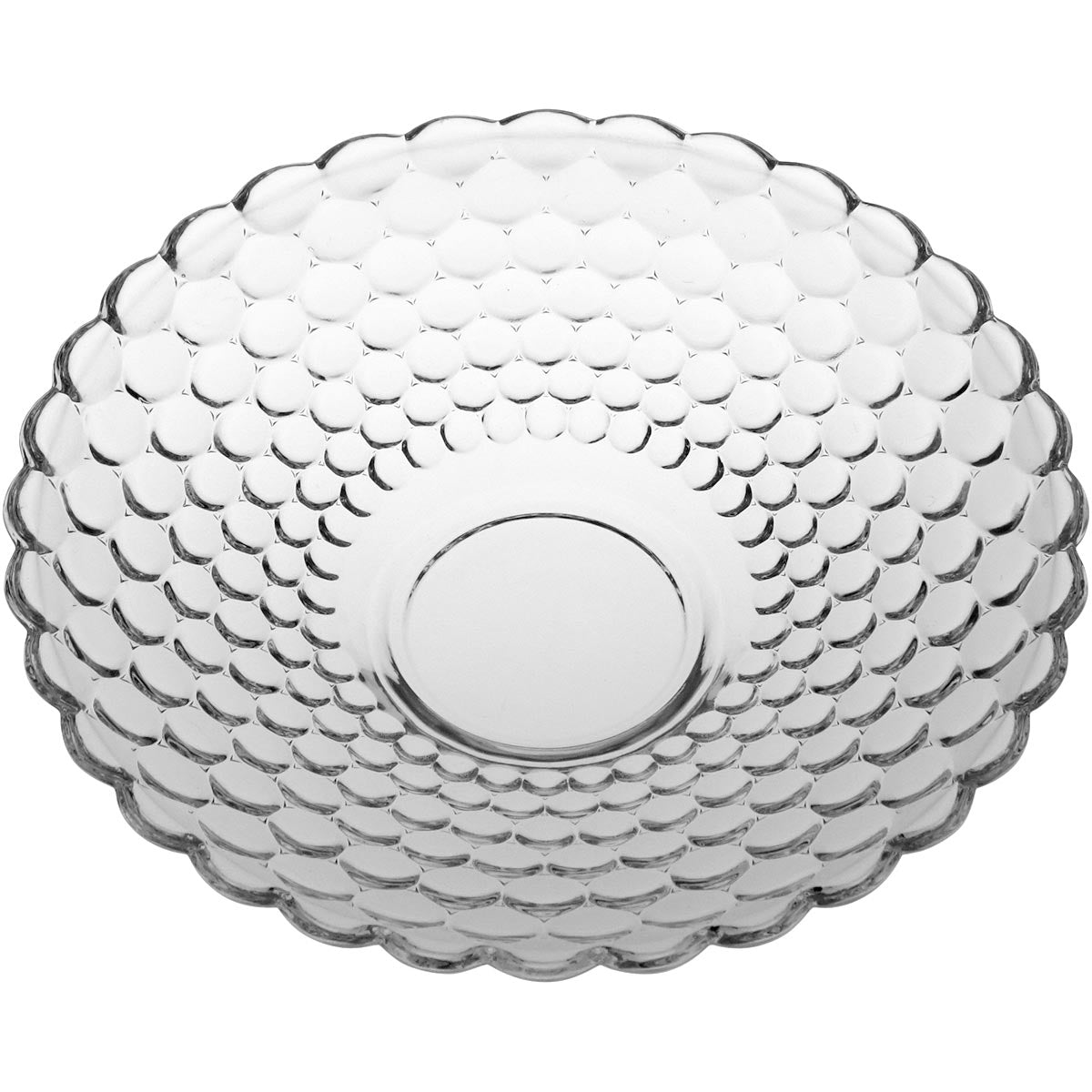 Centro de Mesa Cristal Eco Montreal 8x36cm Transparente Decorativo