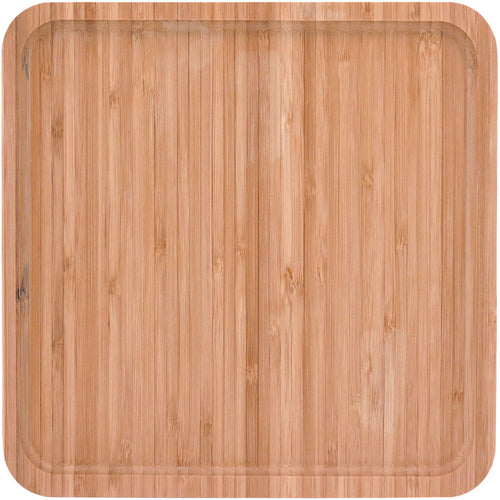 Bandeja Quadrada de Bambu Natural 25x25cm - Table