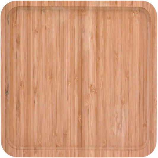 Bandeja Quadrada de Bambu Natural 25x25cm - Table