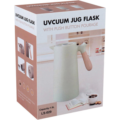 Garrafa Térmica Norden Ampola Plástico Verde 1L 25x13x13cm