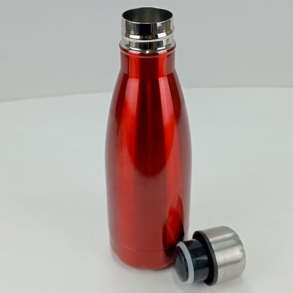 Garrafa Térmica Mijia Inox 350ml Vermelha Parede Dupla 23x7x7cm