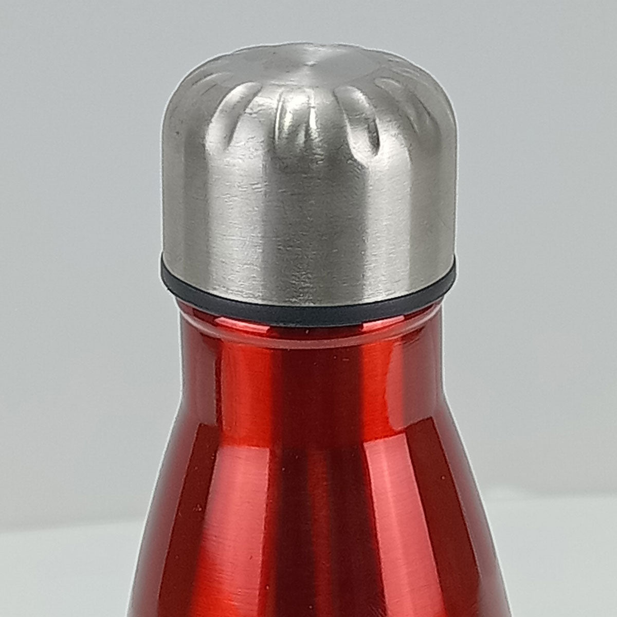 Garrafa Térmica Mijia Inox 350ml Vermelha Parede Dupla 23x7x7cm