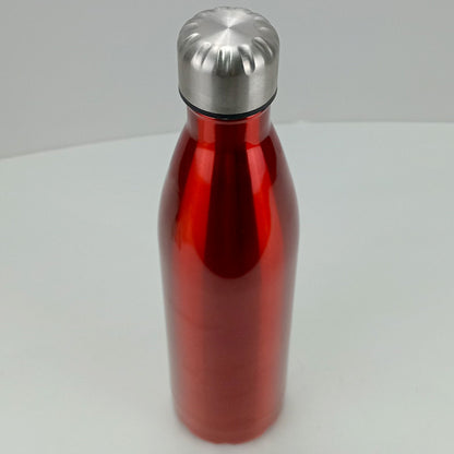 Garrafa Térmica Mijia Inox 750ml Vermelha Parede Dupla 33x8x8cm